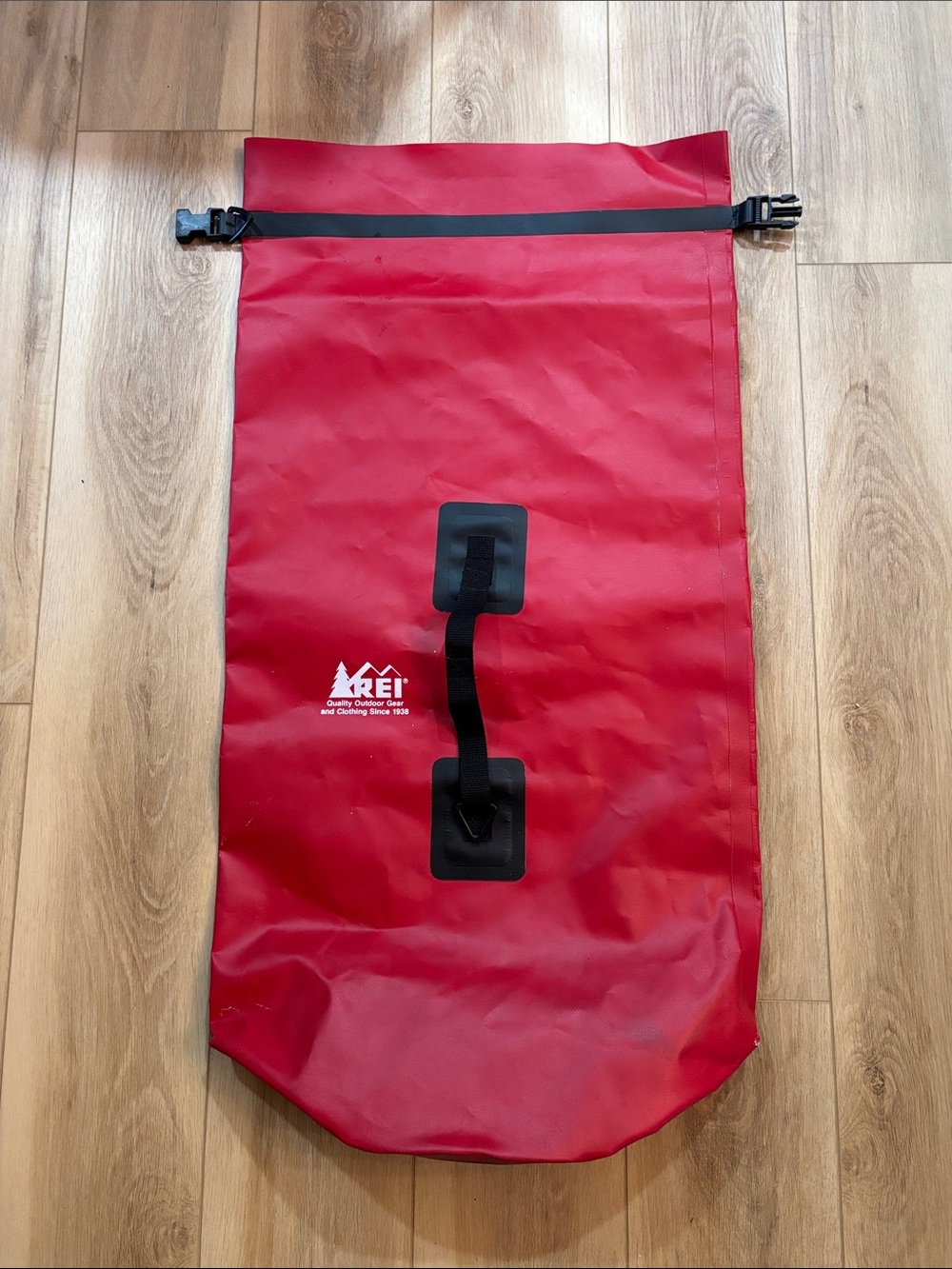 REI Red Roll-Top Waterproof Duffel Dry Bag